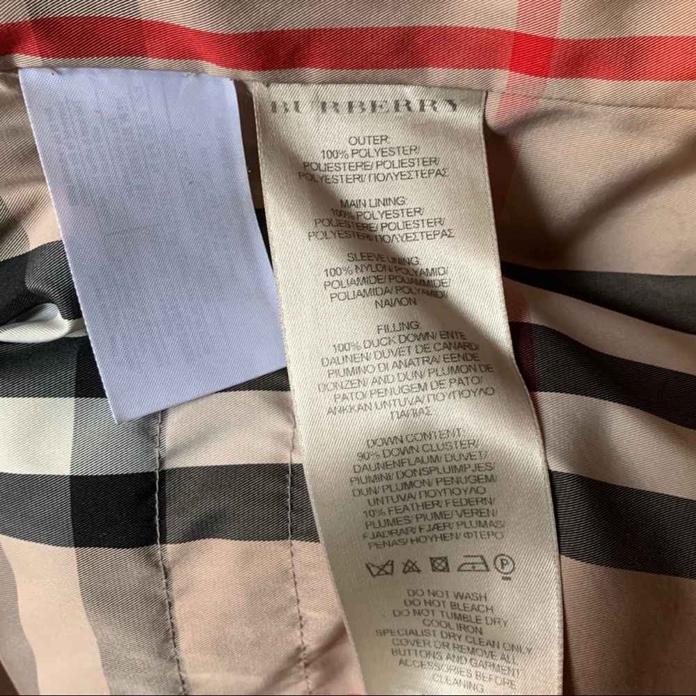 BURBERRY - Duck filled down hooded coat, S - Picture 7 of 9
